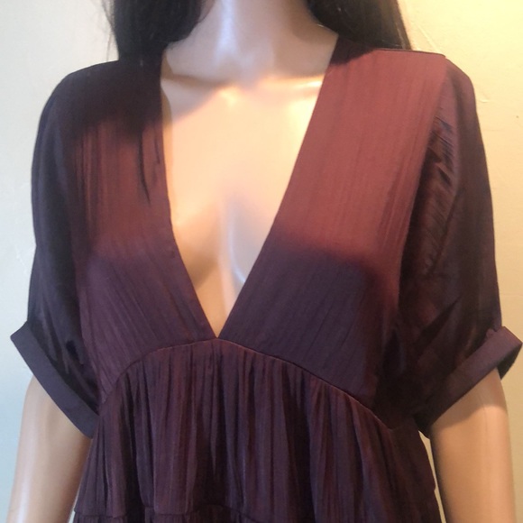 Free People short sleeve baby doll dress. Size XS - Picture 2 of 6